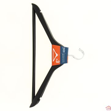 CINTRES BOIS COULEURS 44.5 CM X 3 PIECES