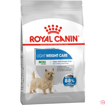 CROQUETTES POUR CHIEN ADULTE PETITE RACE CONTRÔLE DU POIDS MINI LIGHT WEIGHT CARE 3 KILOGRAMMES ROYAL CANIN