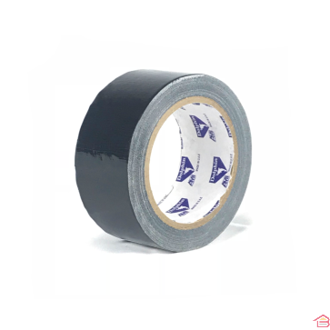 RUBAN ADHÉSIF TYPE DUCT + COTON TISSÉ 48 MM X 25 M NOIR