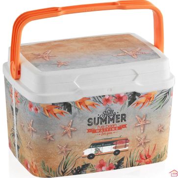GLACIÈRE THERMIQUE PORTABLE LIFE STORY EXOTIC SUMMER 5 LITRES DESIGN ESTIVAL