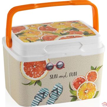 GLACIÈRE PORTABLE 5 LITRES LIFE STORY HELLO SUMMER BEIGE