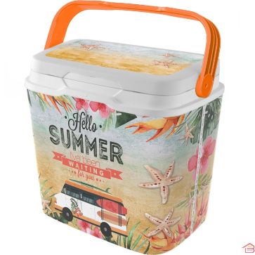 GLACIÈRE THERMIQUE PORTABLE LIFE STORY EXOTIC SUMMER 29 LITRES MULTICOLORE