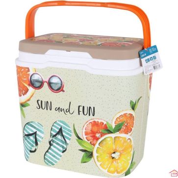 GLACIÈRE PORTABLE 29 LITRES LIFE STORY HELLO SUMMER DESIGN ATTRACTIF