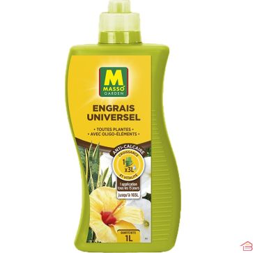 ENGRAIS UNIVERSEL TOUTES PLANTES 800 ML MASSO GARDEN