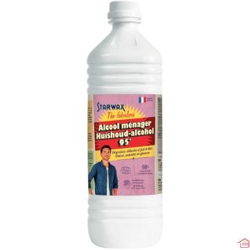 ALCOOL MÉNAGER NATUREL 1 LITRE FABULOUS MULTI-SURFACES SANS TRACES