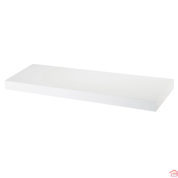 ETAGERE MDF FIXATION INVISIBLE 60X22X3.5CM BLANC