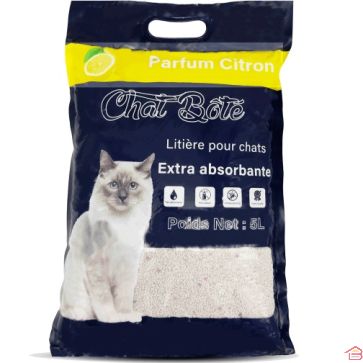 LITIÈRE ABSORBANTE 5 L CITRON CHAT BOTE