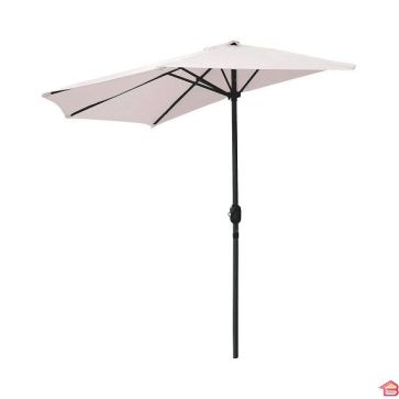 DEMI PARASOL 270X135X230 SABLE