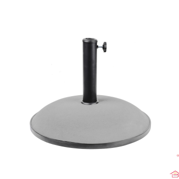 PIED DE PARASOL CIMENT 20 KG GRIS CLAIR 45 X 37 CM