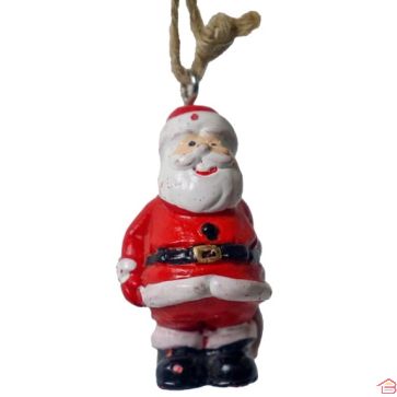 PÈRE NOËL À SUSPENDRE 6.5 CM