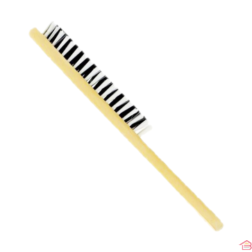 BROSSE POUR VÊTEMENTS TÊTE OVALE BICOLORE AVEC MAN