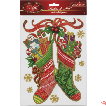 STICKERS DE NOËL POUR DÉCORATION DE FENÊTRE