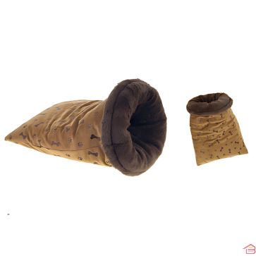 CACHE CACHE POUR ANIMAL 30x50 CM MARRON