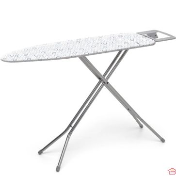 TABLE À REPASSER PLIABLE RAYEN 113 X 34 CM AVEC REPOSE-FER ET HAUTEUR RÉGLABLE