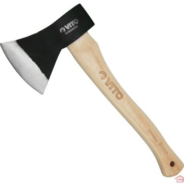 HACHE EN ACIER 600 GRAMMES AVEC MANCHE EN BOIS GENUINE HICKORY VITO