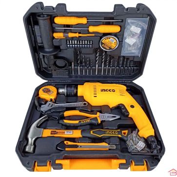 COFFRET PERCEUSE DE 115 PIÈCES 680 W 13 MM INGCO