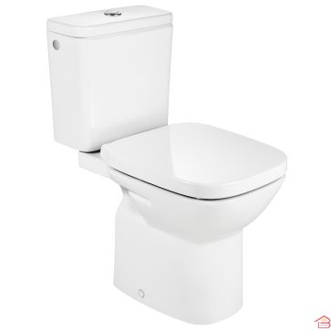 PACK WC ROCA DEBBA CARRÉE BLANC À ÉVACUATION