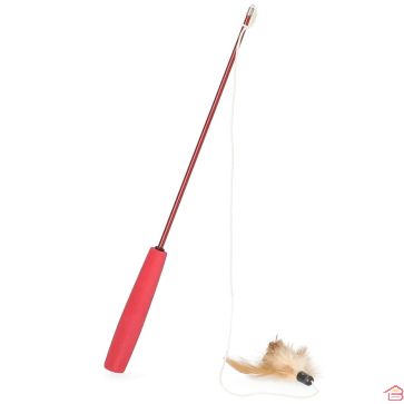 CANNE À PÊCHE TÉLESCOPIQUE POUR CHAT