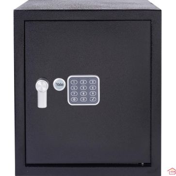 COFFRE FORT YALE STANDARD 40 LITRES AVEC ALARME 130DB ET CLAVIER NUMÉRIQUE