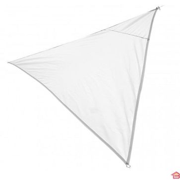 TOILE D'OMBRAGE BLANC 3.6 X 3.6 X 3.6 M 160 G POLYESTERE