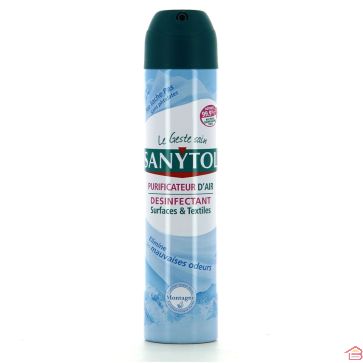 DÉSINFECTANT D'AIR FRAICHEUR MONTAGNE 300 ML SANYTOL