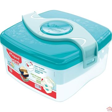 BOÎTE À DÉJEUNER ISOTHERME TURQUOISE MAPED PICNIK ORIGINS 1,4 L