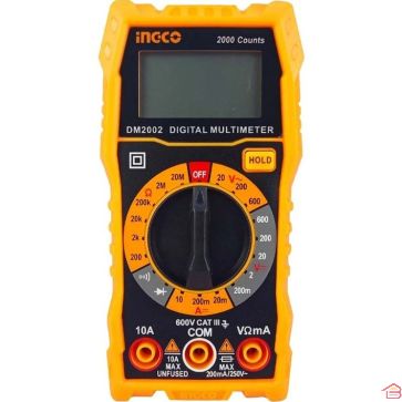 MULTIMÈTRE DIGITAL LCD CAT III 600 V INGCO