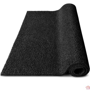 TAPIS SPAGHETTI NOIR 1 M X 16 MM/M²