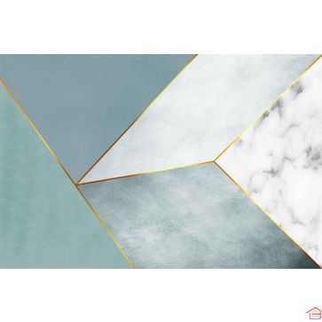 TAPIS VELOURS MOTIF MARBRE 120X80 CM