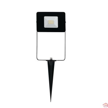 PROJECTEUR PIQUET NOIR LED 10 W 5000K FAEDO