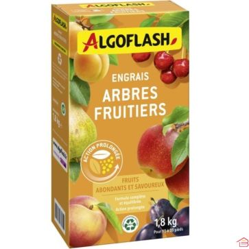 ENGRAIS ARBRES FRUITIERS GRANULÉS ACTION PROLONGÉE 1.8 KG