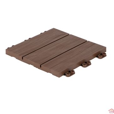 PACK 9 DALLES CLICKFLOOR MADERA 30X30CM