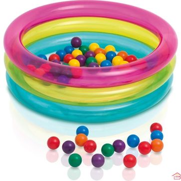 PISCINE À BALLES TOYA INTEX 86X25 CM