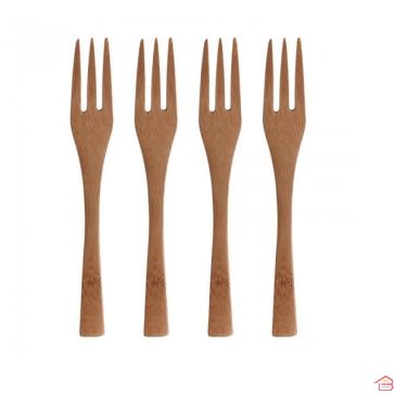FOURCHETTE BAMBOU X4 