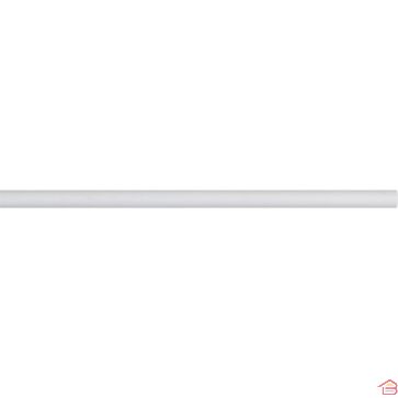 TUBE FER FORGÉ EXTENSIBLE BLANC MAT DIAMÈTRE 28 MM LONGUEUR 1,85 À 3,50 M