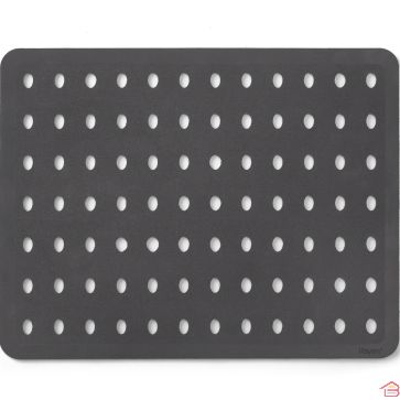 TAPIS DE PROTECTION D’ÉVIER EN SILICONE ANTIDÉRAPANT 31X40 CM GRAPHITE RAYEN