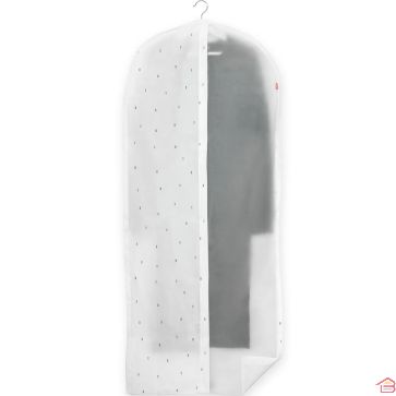 HOUSSE DE RANGEMENT POUR VÊTEMENTS RAYEN TAILLE L 60X150 CM AVEC FERMETURE ÉCLAIR ET FENÊTRE TRANSPARENTE