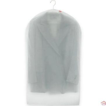 HOUSSE DE RANGEMENT POUR VÊTEMENTS RAYEN TAILLE S 60X100 CM AVEC FENÊTRE DE VISUALISATION GRIS