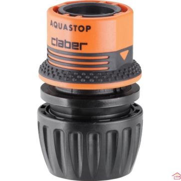 RACCORD UNIVERSEL CLABER 1/2 5/8 3/4 AVEC STOP ERGO-GRIP