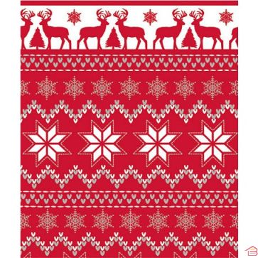 PAPIER CADEAU NOËL DECOR COSY FIRE 200X70CM