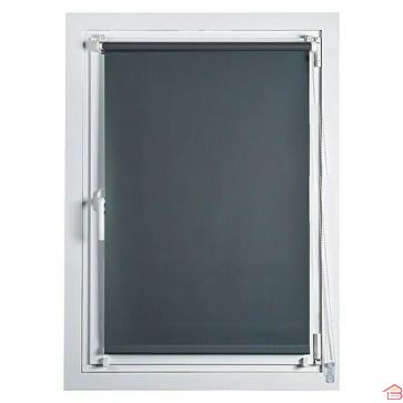 CLIP&FIX - STORE ENROUL OCCULTANT GRIS GRAFITE 90X180 CM