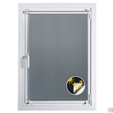 CLIP&FIX - STORE ENROULEUR OCCULTANT REFLECT ARGENT 90X180 CM