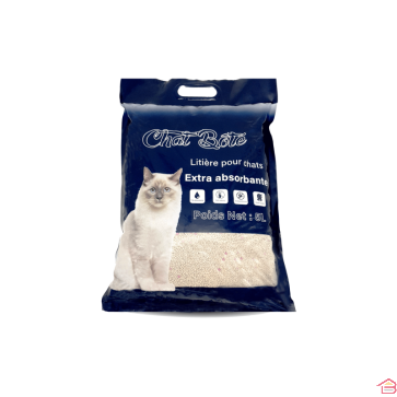 LITIERE ABSORBANTE 5L CHAT BOTE SANS PARFUM