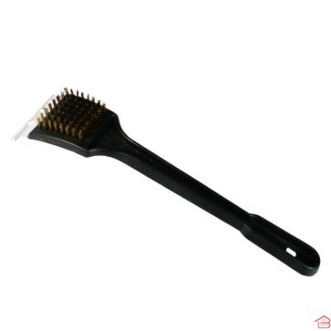 BROSSE À BARBECUE MÉTALLIQUE