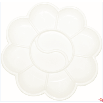 PALETTE EN PLASTIQUE RONDE