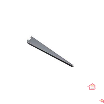 CONSOLE DOUBLE GRIS ALUMINIUM 32 CM