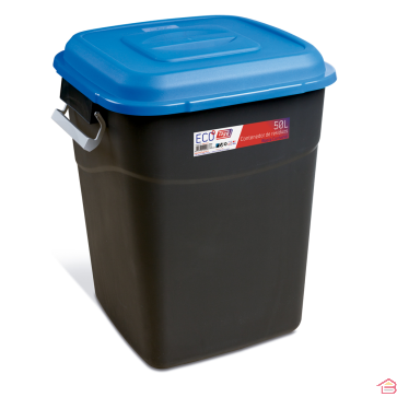 POUBELLE 50L NOIR