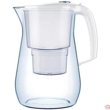 CARAFE FILTRANTE AQUAPHOR ONYX AVEC B25 4,2L BLANC