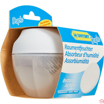 ABSORBEUR D'HUMIDITÉ ET DÉSODORISANT DUPLO NEUTRE 75G  HUMYDRY