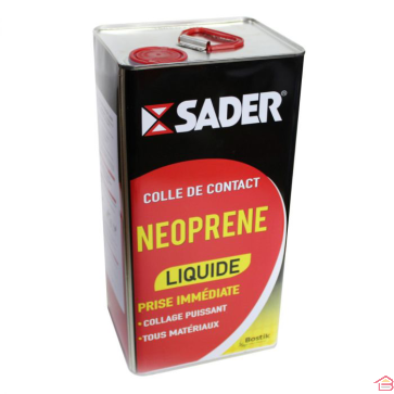 COLLE DE CONTACT LIQUIDE NEOPRENE 5 L SADER